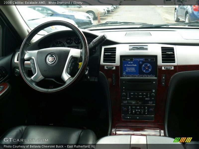White Diamond / Ebony 2008 Cadillac Escalade AWD