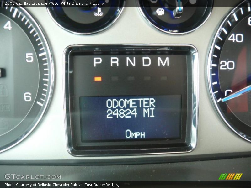 White Diamond / Ebony 2008 Cadillac Escalade AWD