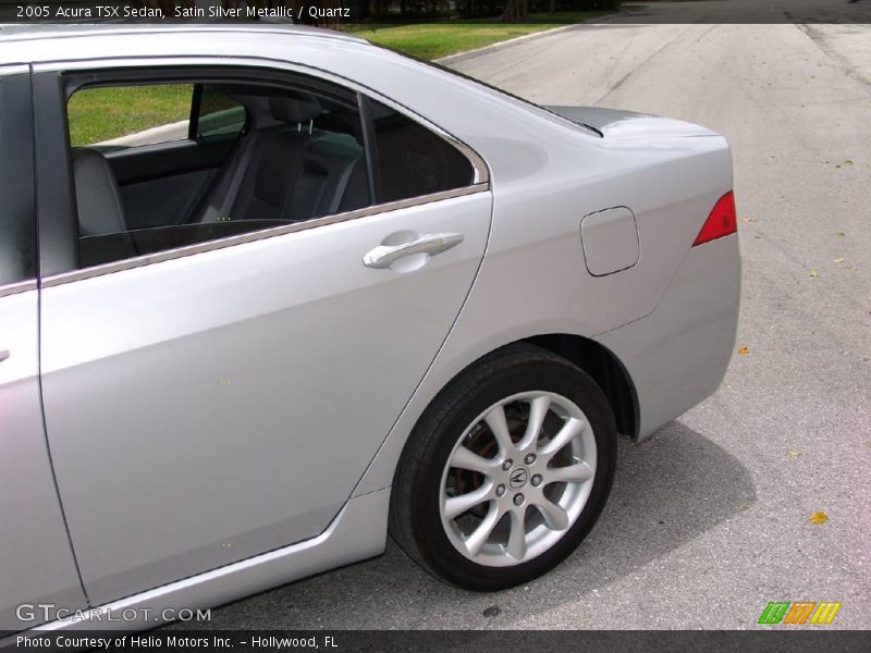 Satin Silver Metallic / Quartz 2005 Acura TSX Sedan