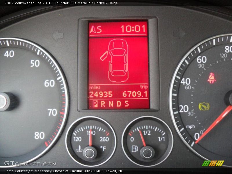 Thunder Blue Metallic / Cornsilk Beige 2007 Volkswagen Eos 2.0T