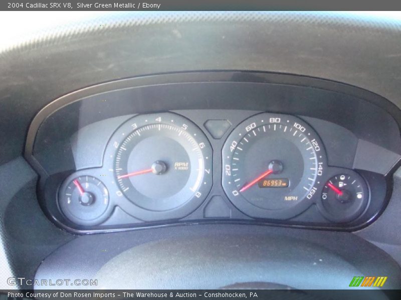 Silver Green Metallic / Ebony 2004 Cadillac SRX V8