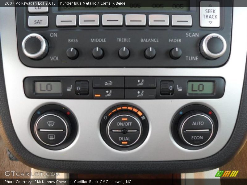 Thunder Blue Metallic / Cornsilk Beige 2007 Volkswagen Eos 2.0T