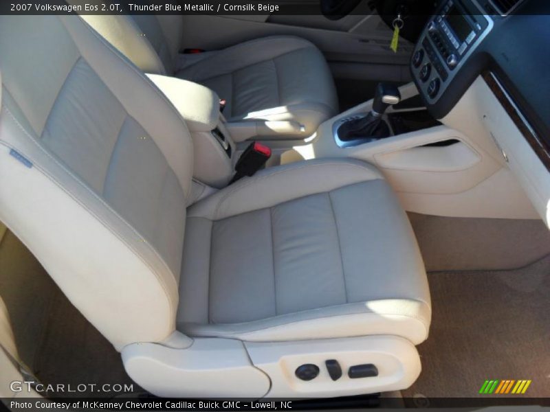 Thunder Blue Metallic / Cornsilk Beige 2007 Volkswagen Eos 2.0T