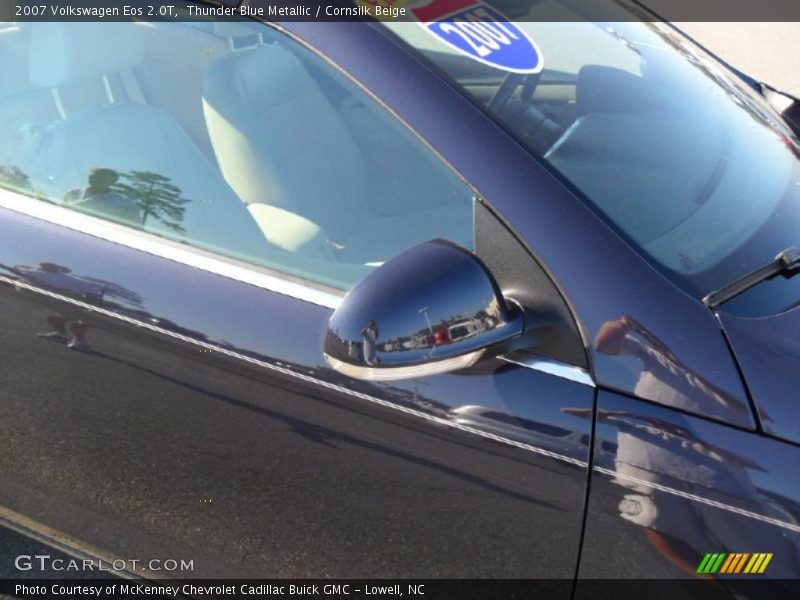 Thunder Blue Metallic / Cornsilk Beige 2007 Volkswagen Eos 2.0T