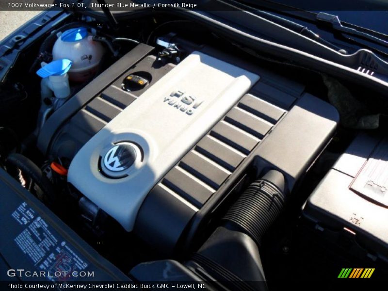 Thunder Blue Metallic / Cornsilk Beige 2007 Volkswagen Eos 2.0T