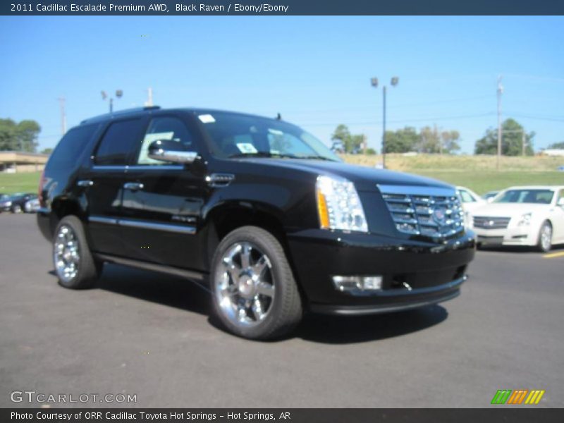 Black Raven / Ebony/Ebony 2011 Cadillac Escalade Premium AWD