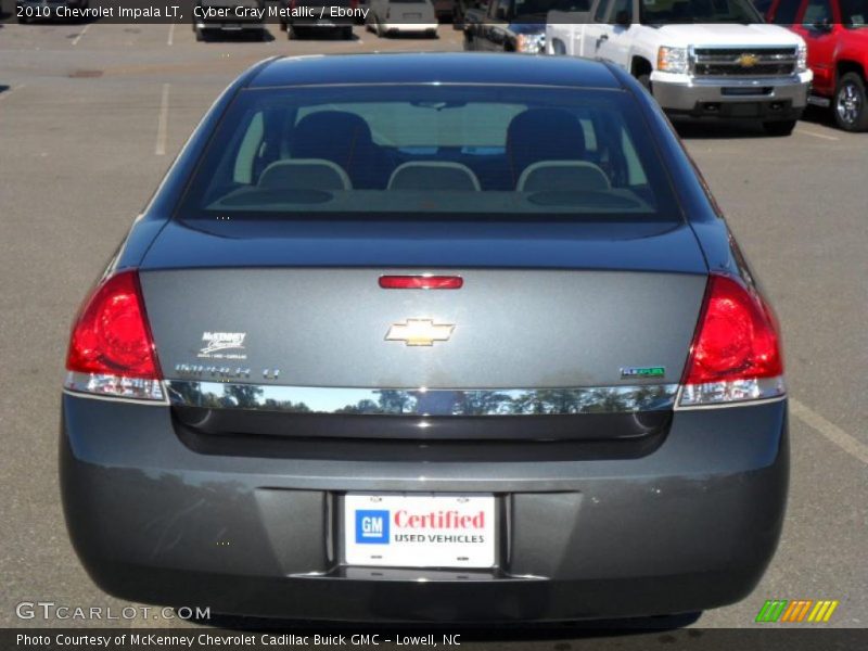 Cyber Gray Metallic / Ebony 2010 Chevrolet Impala LT