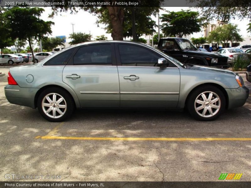 Titanium Green Metallic / Pebble Beige 2005 Ford Five Hundred Limited
