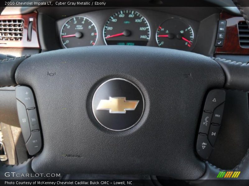 Cyber Gray Metallic / Ebony 2010 Chevrolet Impala LT