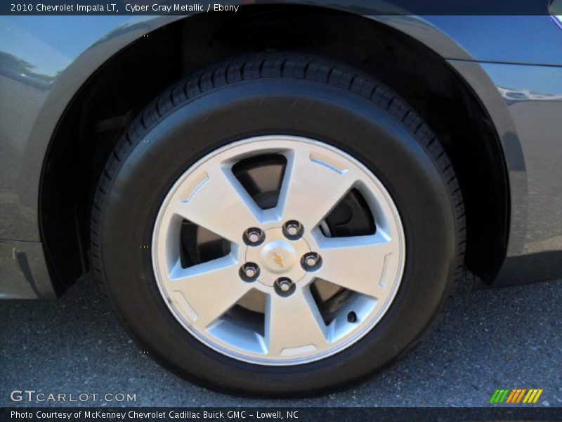 Cyber Gray Metallic / Ebony 2010 Chevrolet Impala LT
