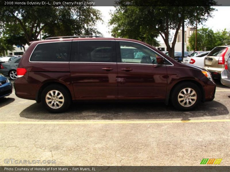 Dark Cherry Pearl / Ivory 2008 Honda Odyssey EX-L
