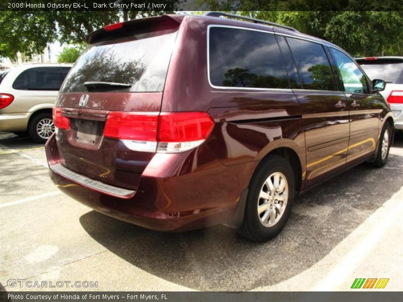 Dark Cherry Pearl / Ivory 2008 Honda Odyssey EX-L