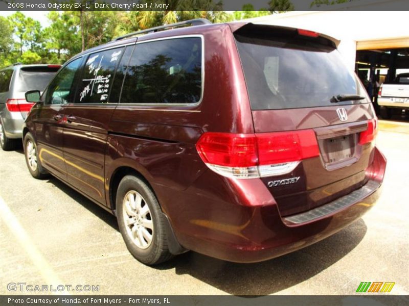 Dark Cherry Pearl / Ivory 2008 Honda Odyssey EX-L