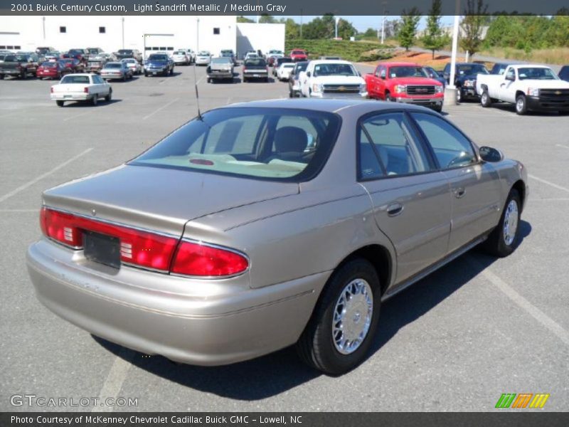 Light Sandrift Metallic / Medium Gray 2001 Buick Century Custom