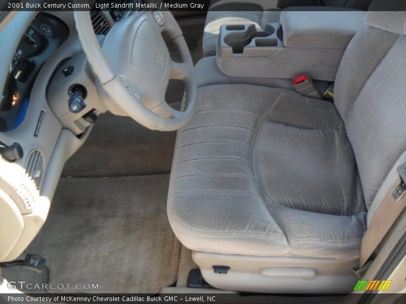 Light Sandrift Metallic / Medium Gray 2001 Buick Century Custom