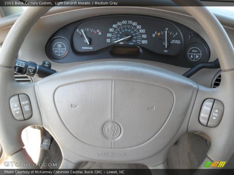 Light Sandrift Metallic / Medium Gray 2001 Buick Century Custom