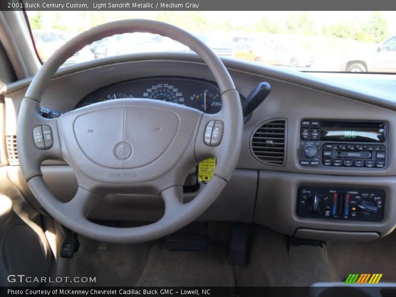 Light Sandrift Metallic / Medium Gray 2001 Buick Century Custom