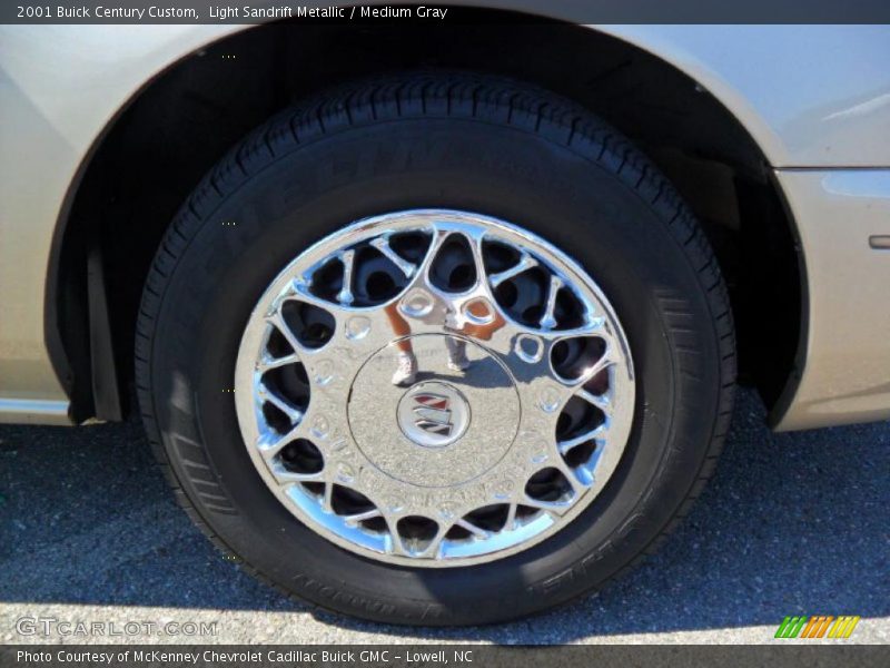 Light Sandrift Metallic / Medium Gray 2001 Buick Century Custom