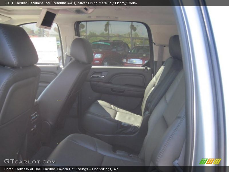 Silver Lining Metallic / Ebony/Ebony 2011 Cadillac Escalade ESV Premium AWD