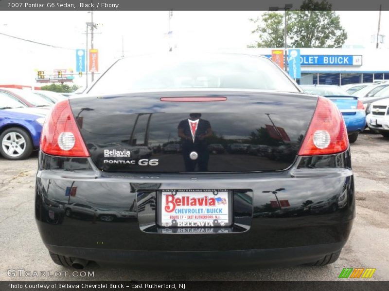 Black / Ebony 2007 Pontiac G6 Sedan