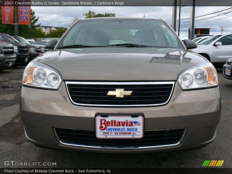 Sandstone Metallic / Cashmere Beige 2007 Chevrolet Malibu LS Sedan