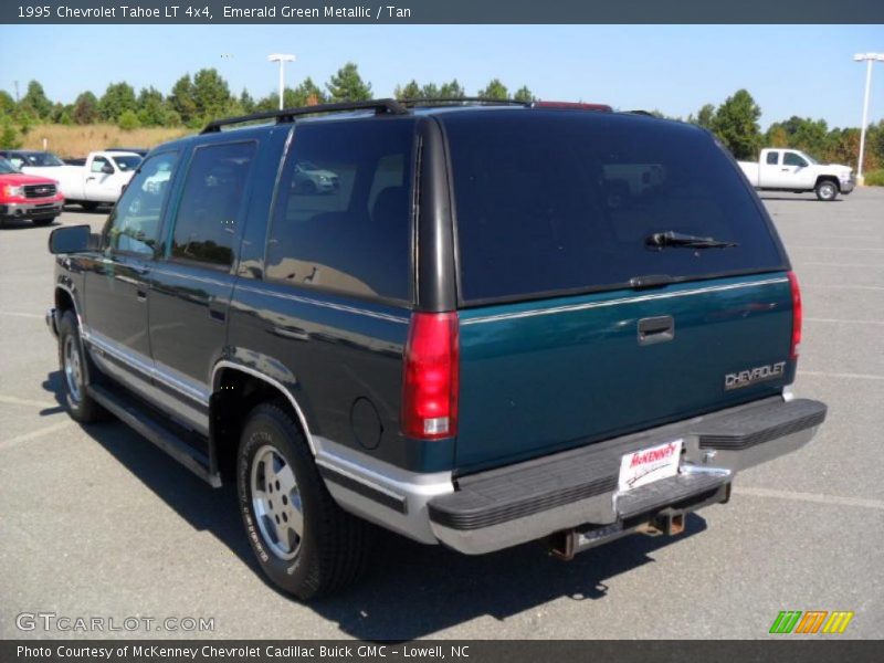 Emerald Green Metallic / Tan 1995 Chevrolet Tahoe LT 4x4