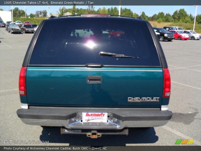 Emerald Green Metallic / Tan 1995 Chevrolet Tahoe LT 4x4