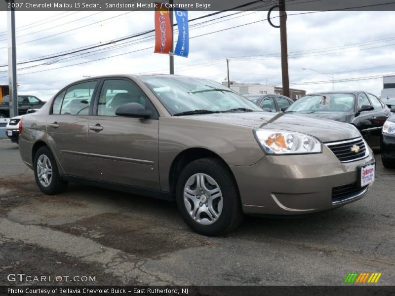 Sandstone Metallic / Cashmere Beige 2007 Chevrolet Malibu LS Sedan