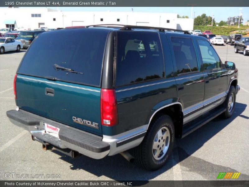 Emerald Green Metallic / Tan 1995 Chevrolet Tahoe LT 4x4