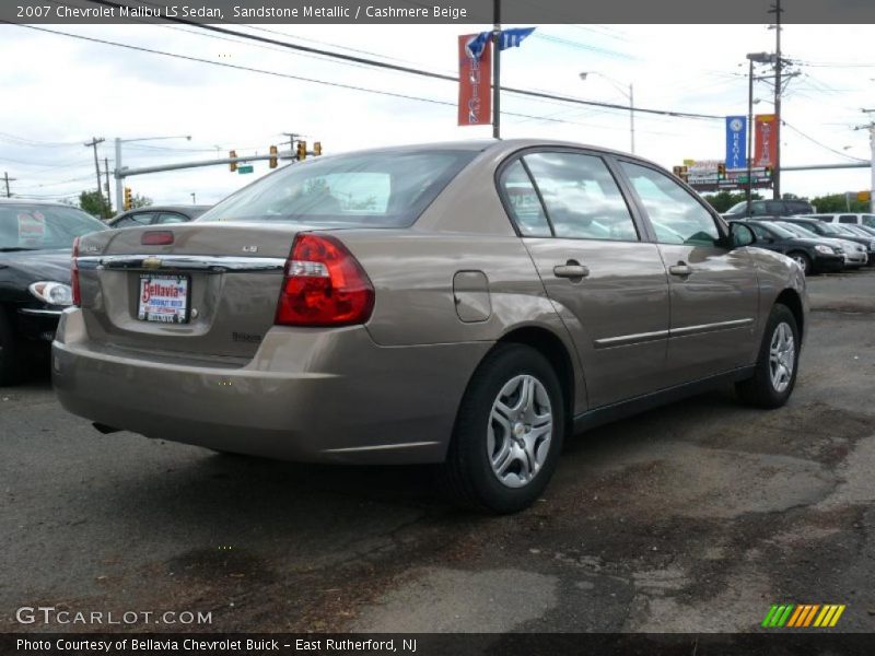 Sandstone Metallic / Cashmere Beige 2007 Chevrolet Malibu LS Sedan