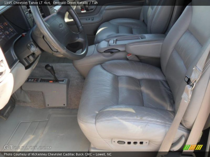 Emerald Green Metallic / Tan 1995 Chevrolet Tahoe LT 4x4