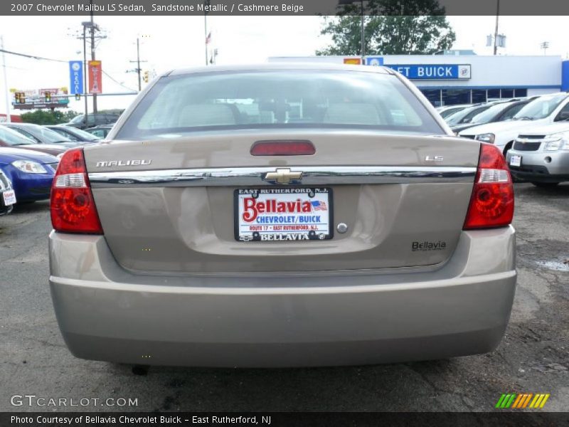 Sandstone Metallic / Cashmere Beige 2007 Chevrolet Malibu LS Sedan