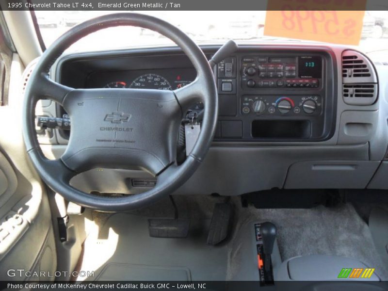 Emerald Green Metallic / Tan 1995 Chevrolet Tahoe LT 4x4