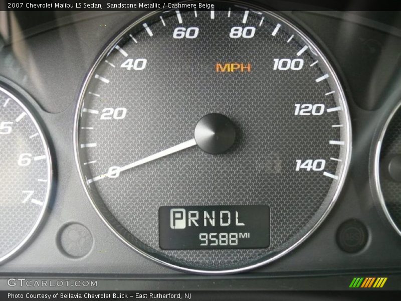 Sandstone Metallic / Cashmere Beige 2007 Chevrolet Malibu LS Sedan