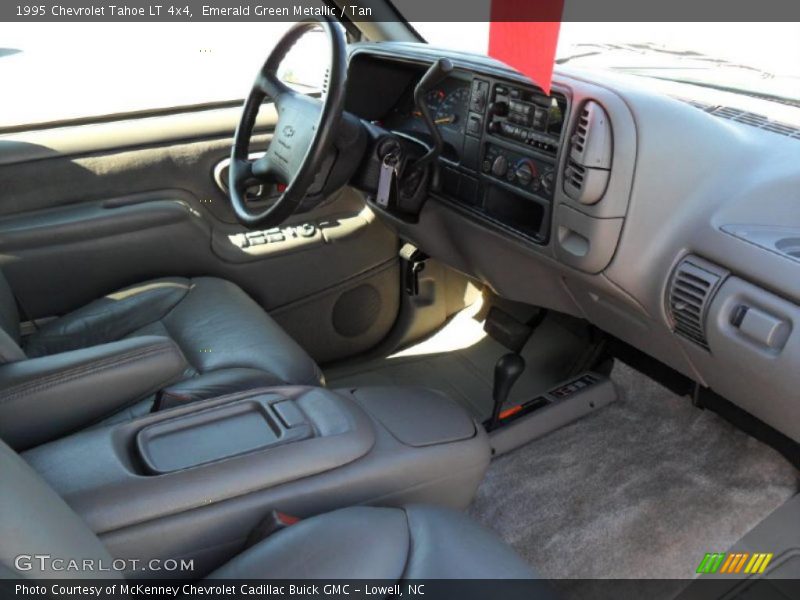 Emerald Green Metallic / Tan 1995 Chevrolet Tahoe LT 4x4