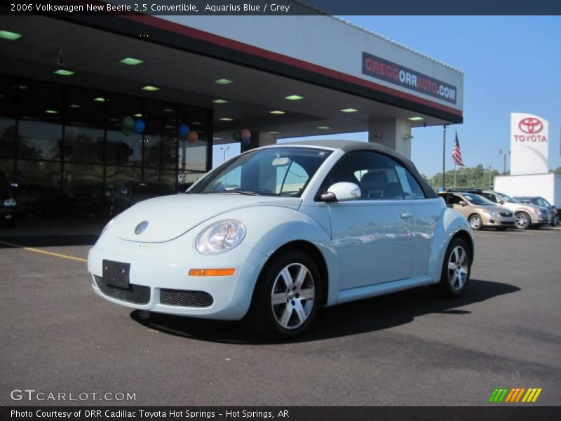 Aquarius Blue / Grey 2006 Volkswagen New Beetle 2.5 Convertible