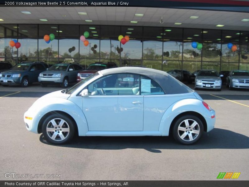 Aquarius Blue / Grey 2006 Volkswagen New Beetle 2.5 Convertible