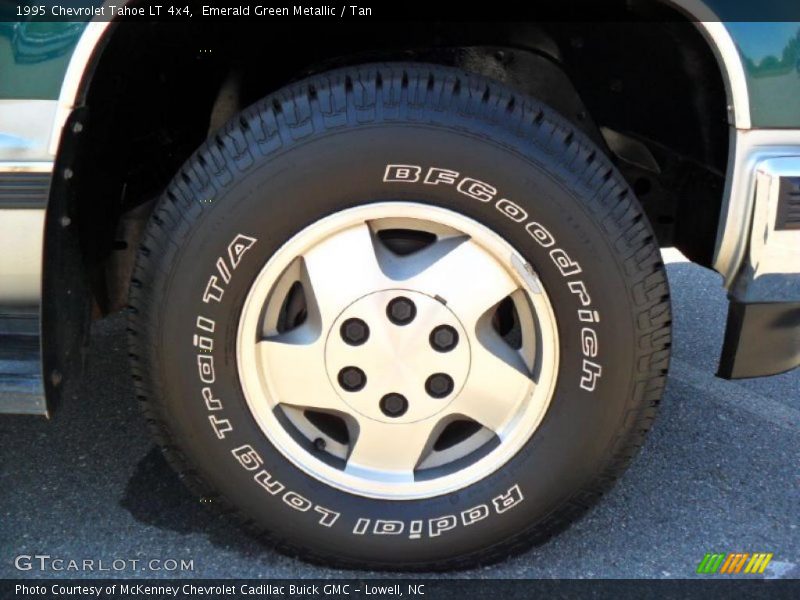Emerald Green Metallic / Tan 1995 Chevrolet Tahoe LT 4x4