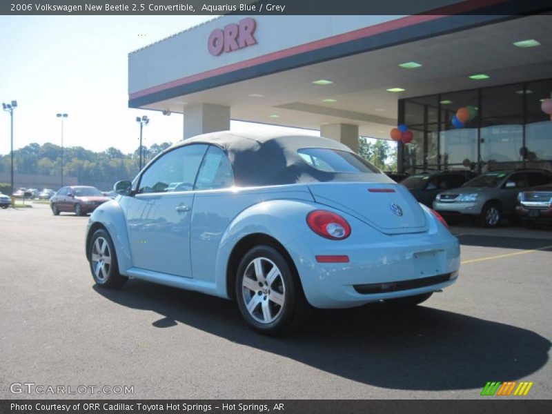 Aquarius Blue / Grey 2006 Volkswagen New Beetle 2.5 Convertible