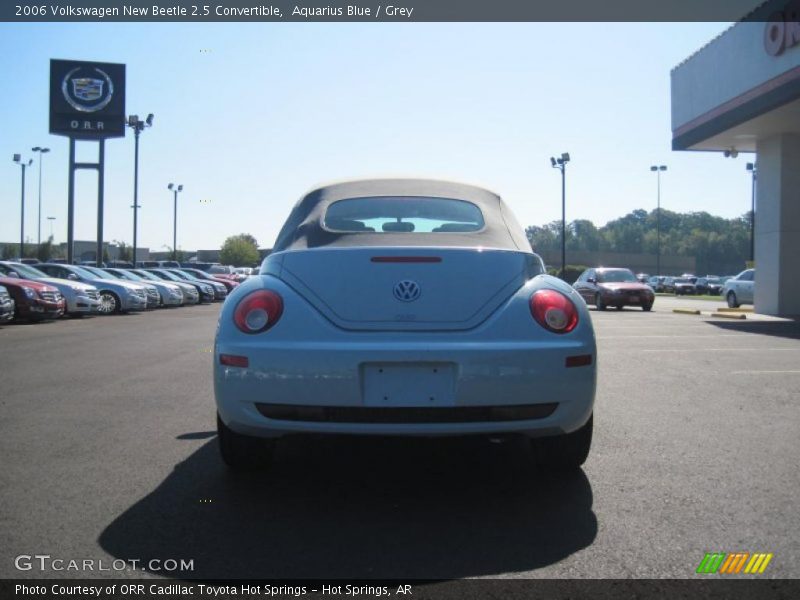Aquarius Blue / Grey 2006 Volkswagen New Beetle 2.5 Convertible
