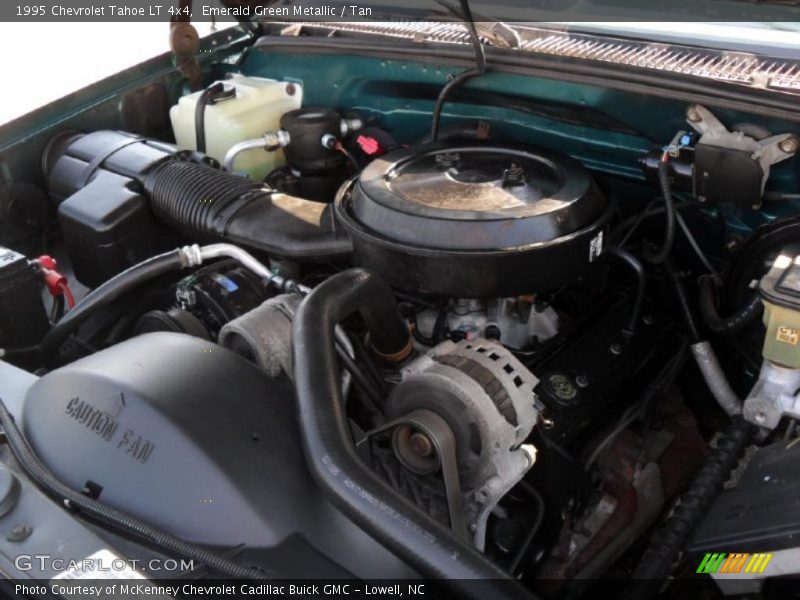 Emerald Green Metallic / Tan 1995 Chevrolet Tahoe LT 4x4