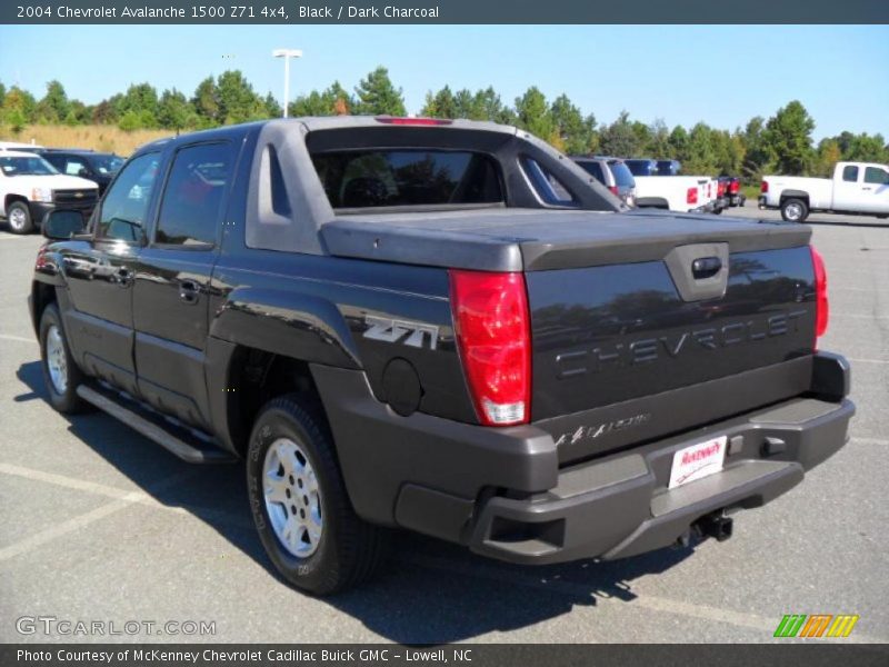 Black / Dark Charcoal 2004 Chevrolet Avalanche 1500 Z71 4x4