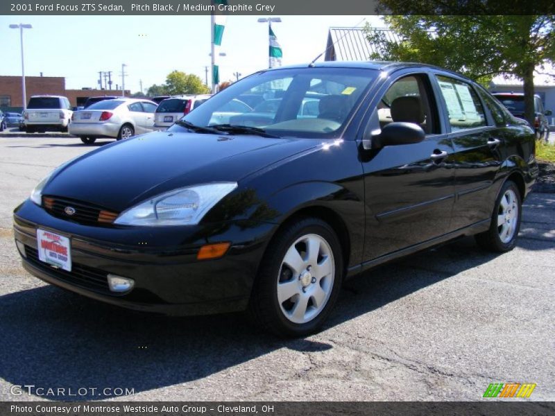 Pitch Black / Medium Graphite Grey 2001 Ford Focus ZTS Sedan