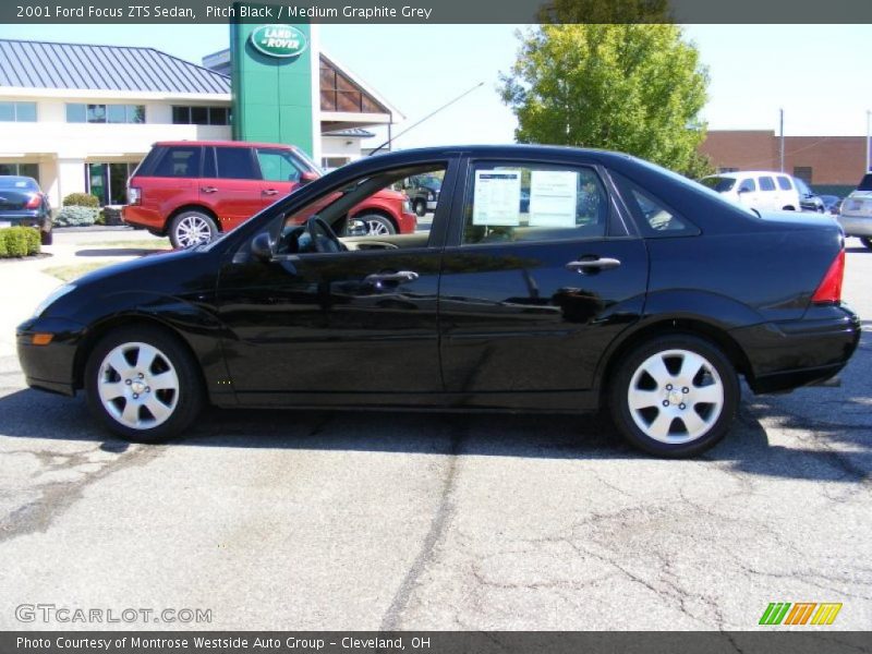 Pitch Black / Medium Graphite Grey 2001 Ford Focus ZTS Sedan