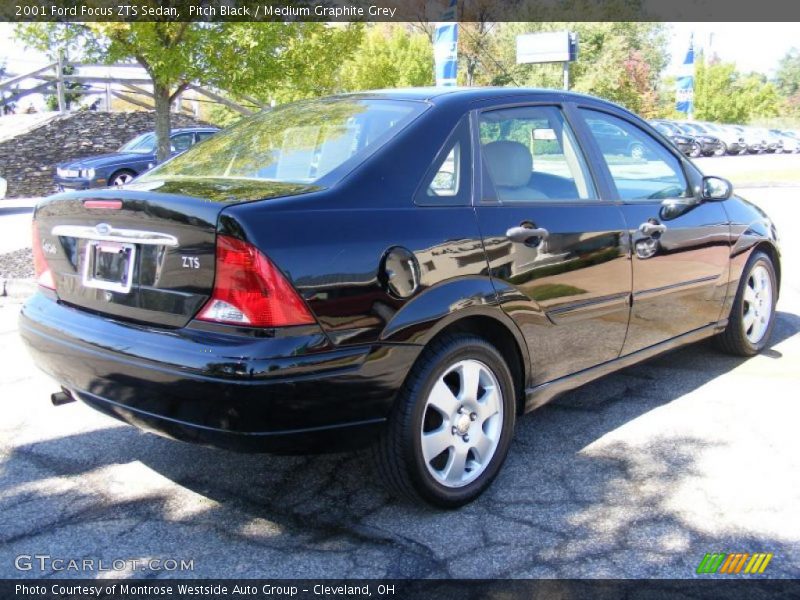 Pitch Black / Medium Graphite Grey 2001 Ford Focus ZTS Sedan