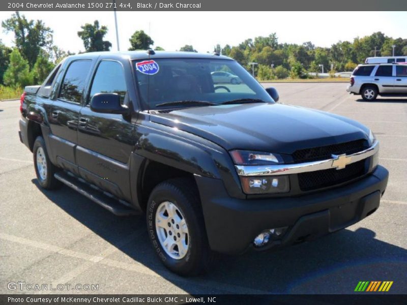 Black / Dark Charcoal 2004 Chevrolet Avalanche 1500 Z71 4x4