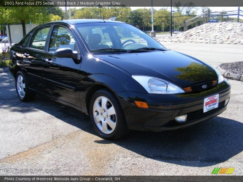 Pitch Black / Medium Graphite Grey 2001 Ford Focus ZTS Sedan