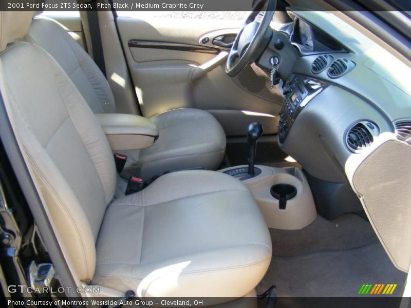 Pitch Black / Medium Graphite Grey 2001 Ford Focus ZTS Sedan