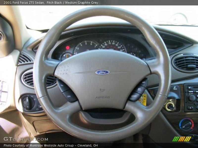 Pitch Black / Medium Graphite Grey 2001 Ford Focus ZTS Sedan