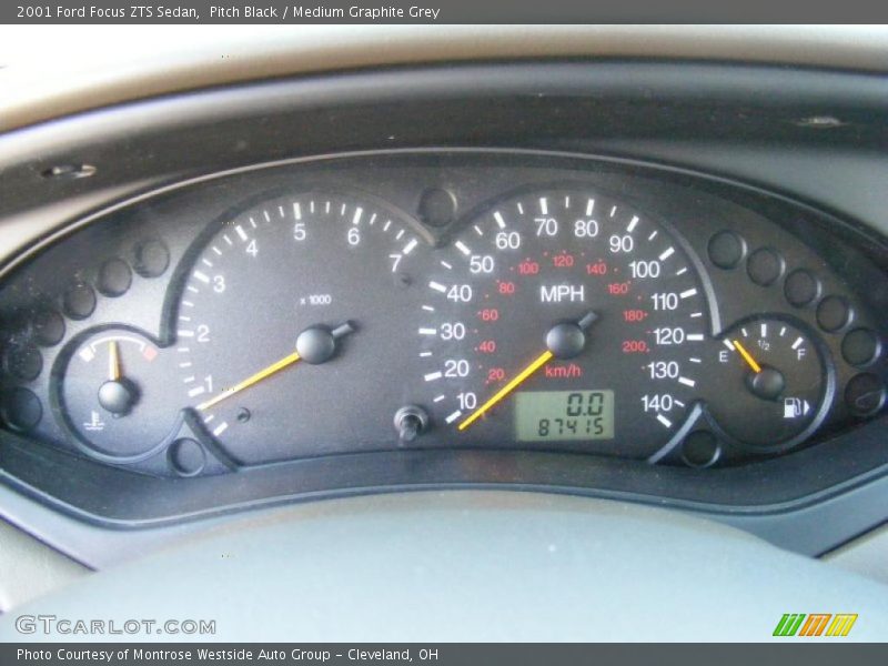Pitch Black / Medium Graphite Grey 2001 Ford Focus ZTS Sedan